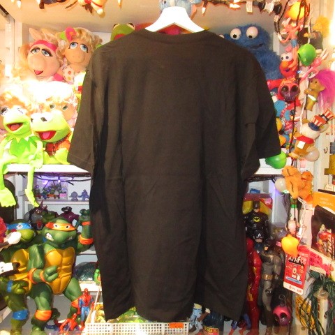 ALF★アルフ★Tshirt★Tシャツ★Lサイズ★人形★ぬいぐるみ★フィギュア★□★ブラック★★