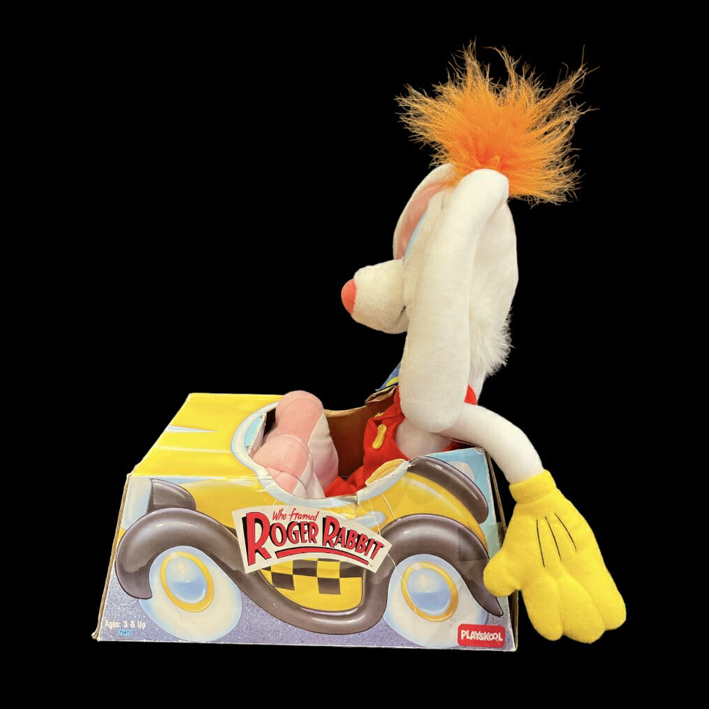 80's★Disney★ディズニー★ROGER RABBIT★ロジャーラビット★ぬいぐるみ★PVC★フィギュア★ビンテージ★人形★32センチ×28センチ★箱入り★デッドストック★