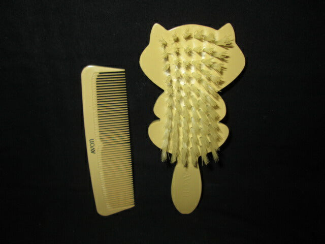 Vintage★AVON★Avon★Raccoon★Brush &amp; Comb Set★Old★ 