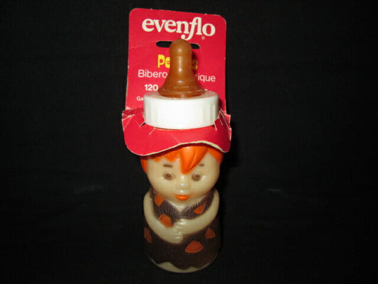 1977年★70's★The Flint Stones★フリントストーン★ペブルス★哺乳瓶★人形★フィギュア★ぬいぐるみ★ハンナバーベラ★タグ付き★