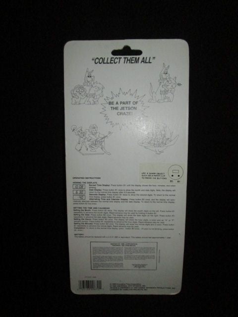 1990★90's★JETSONS★Jetsons★Clock★Astro★Grunch★Figure★Doll★Hanna-Barbera 