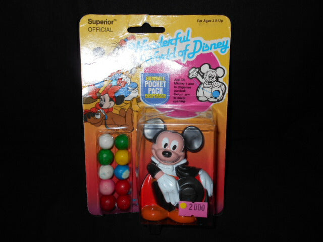 80's★Vintage★Mickey Mouse★Mickey★Gumball dispenser★Doll★Stuffed animal★Old★ 