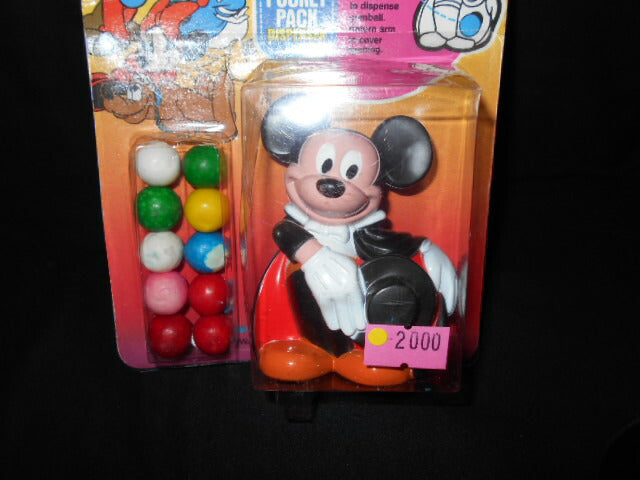 80's★Vintage★Mickey Mouse★Mickey★Gumball dispenser★Doll★Stuffed animal★Old★ 