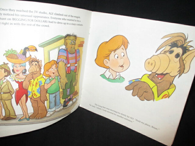 80's★ビンテージ★NHK海外ドラマ★ALF★アルフ★絵本★フィギュア★人形★３