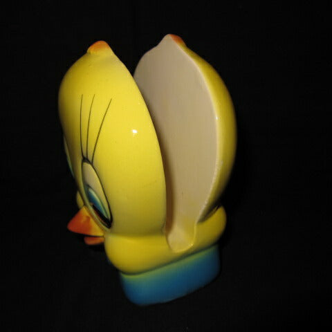 ビンテージ★トゥイーティーみたいなペーパーホルダー★陶器★フィギュア★人形★