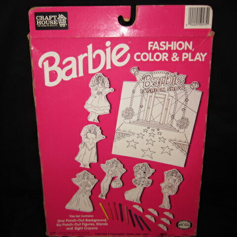 1991★Barbie★FASHION COLOR&amp;PLAY Barbie★Barbie★Activity set★Doll★Figure★Coloring book 