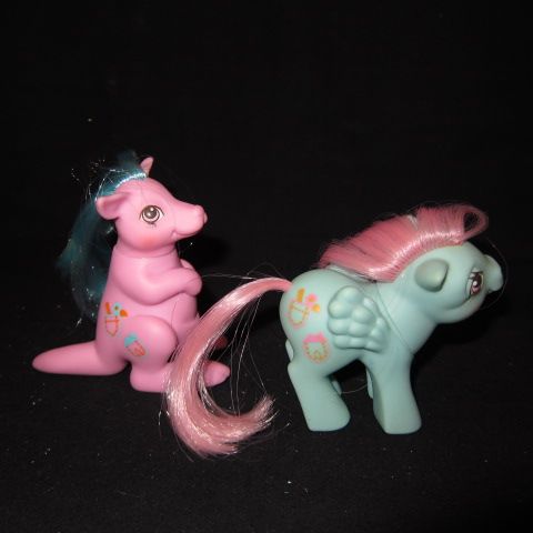 レア！G1★80's★My Little Pony★マイリトルポニー★ポニーパル★カンガルー＆ベイビー★セット★フィギュア★人形★