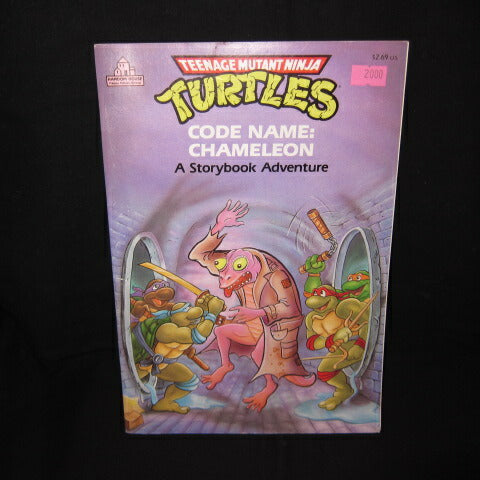 90's★TURTLES★タートルズ★絵本★フィギュア★人形★ビンテージ★Code Name Chameleon