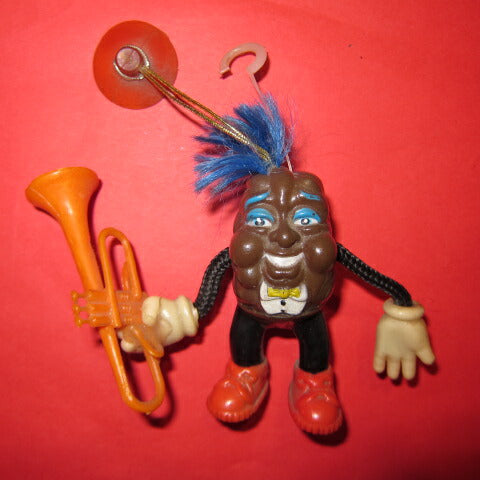 Vintage★California Raisins★California Raisins★Soft Vinyl★Figure★Trumpet★Doll★MADE IN KOREA 