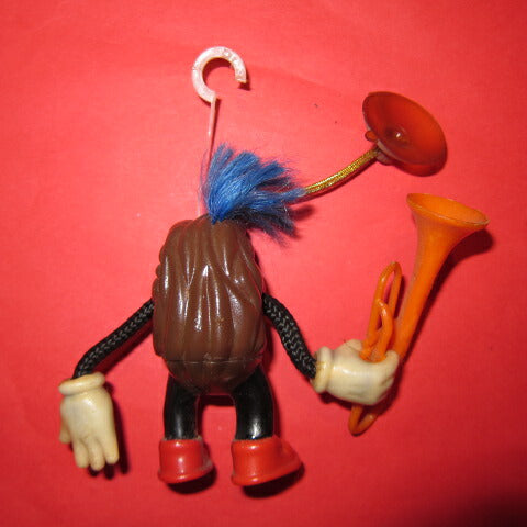 Vintage★California Raisins★California Raisins★Soft Vinyl★Figure★Trumpet★Doll★MADE IN KOREA 