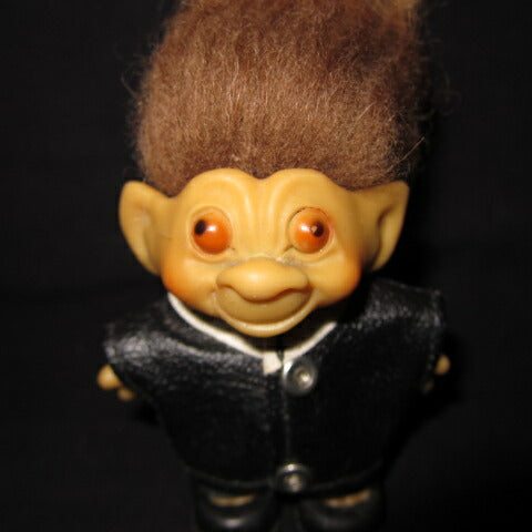 TROLL★トロール人形★トロール★レザー★ビンテージ★ヴィンテージ★１４センチ