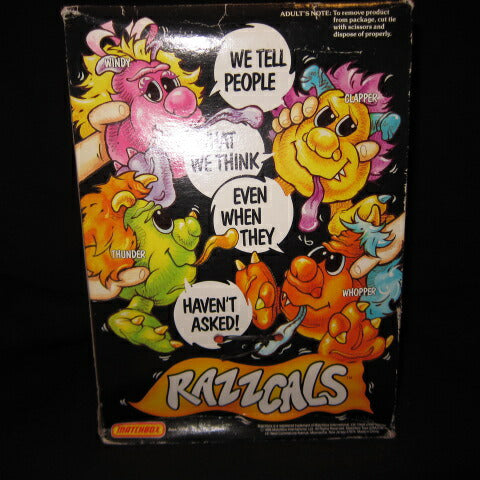 Rare★1986★80'S★RAZZCALS★MATCHBOX★WHOPPER★My Pet Monster★Stuffed Animal★ 