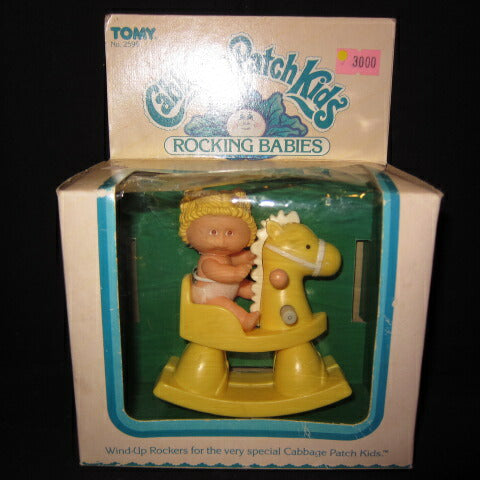 80's★1983★CabbagePatchKids★Cabbage dolls★ROCKING BABIES★Babies★Girls★Figures★Rocking horse 