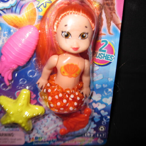 可愛いマーメイドドール★人魚★人形★フィギュア★オレンジ