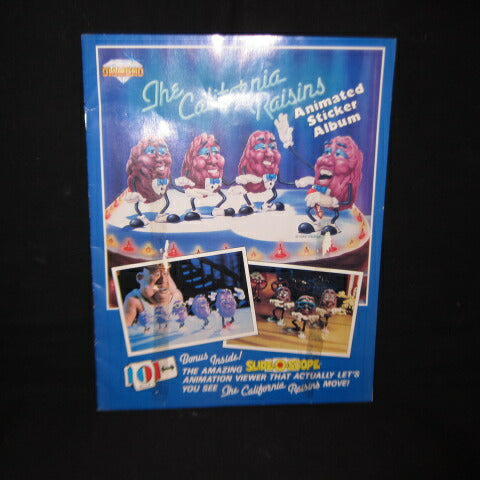 ビンテージ★California Raisins★カリフォルニアレーズン★ステッカーブック★ベンダブル★ぬいぐるみ★フィギュア★人形