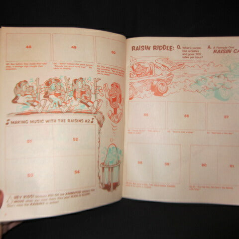 Vintage ★California Raisins★California Raisins★Sticker Book★Bendable★Stuffed Animals★Figures★Dolls 