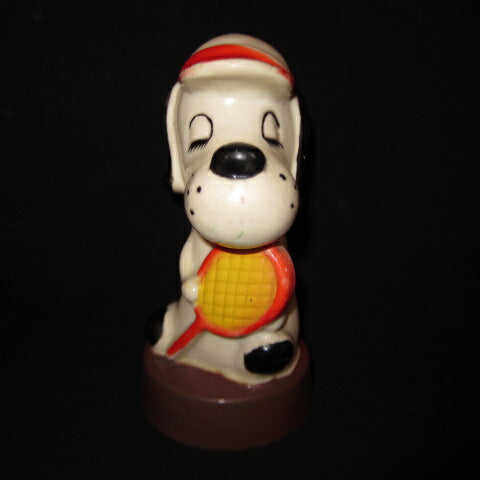 DOG★犬★ビンテージ★コインバンク★貯金箱★COIN BANK★テニス★メッセージドール★人形★フィギュア★オールド★パピー