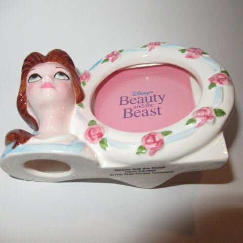 Disney★ディズニー★Beauty and the Beast★美女と野獣★ベル★Belle★フォトフレーム★photoframe★人形★フィギュア★ドール★陶器