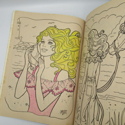 80's★1984年★Barbie★バービー★ぬり絵★coloring Book★コミック★本★COMIC★人形★フィギュア★５９ページ