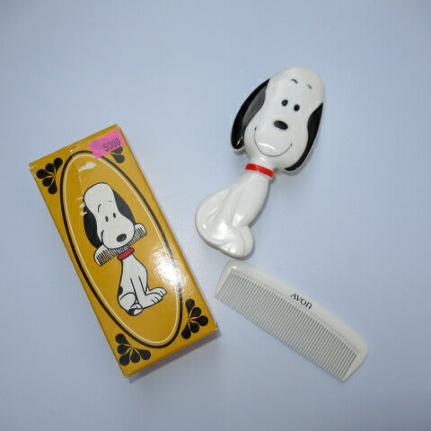 70's★Peanuts★ピーナッツ★SNOOPY★スヌーピー★ブラシ★コーム★AVON★エイボン★★フィギュア★人形★ビンテージ★
