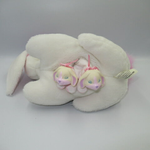 お腹から赤ちゃんを生みます！90's★ビンテージ★Pet Surprise★ペットサプライズ★バニーサプライズ★パピーサプライズ★ぬいぐるみ★人形★ウサギ★ホワイト×ラベンダー