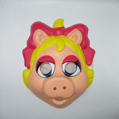 1985年★マペッツ★マペットショー★ミスピギー★Miss Piggy★ベイビーピギー★お面★マスク★ぬいぐるみ★人形★フィギュア★セサミストリート