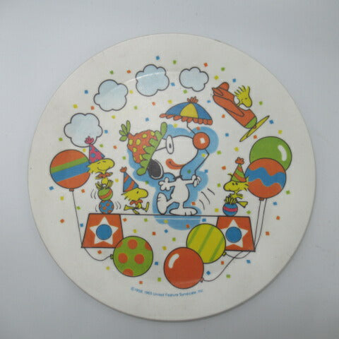 ビンテージ★vintage★プレート★Peanuts★ピーナッツ★SNOOPY★スヌーピー★メラミンプレート★フィギュア★人形★ピエロ