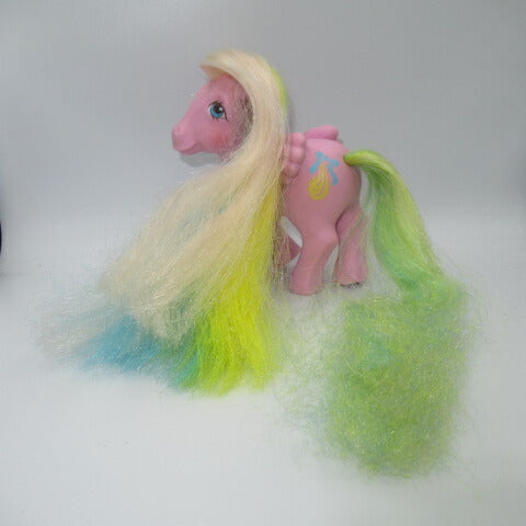 しっぽが伸びるポニーです！ビンテージ★G1★80's★My Little Pony★マイリトルポニー★パープル★紫★Curly Locks★痛みあり★ペガサス