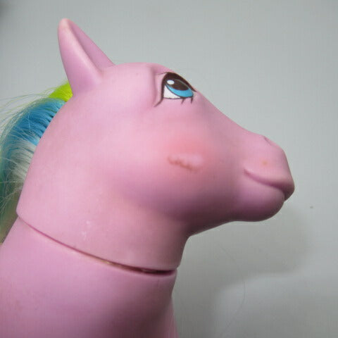 しっぽが伸びるポニーです！ビンテージ★G1★80's★My Little Pony★マイリトルポニー★パープル★紫★Curly Locks★痛みあり★ペガサス