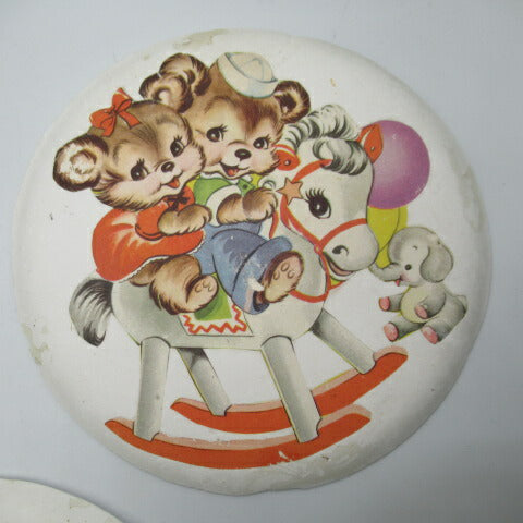 VINTAGE★ビンテージ★Cat★Kitty★Baer★キャット★猫★ベアー★クマ★人形★陶器★Wall Art★ウォールアート★キティ