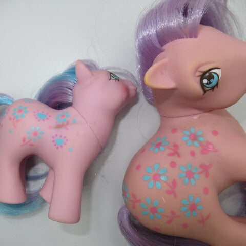 ビンテージ★G1★80's★My Little Pony★マイリトルポニー★ファミリー★３体セット★親子★人形★フィギュア★Bright Bouquet★ブライトブーケ