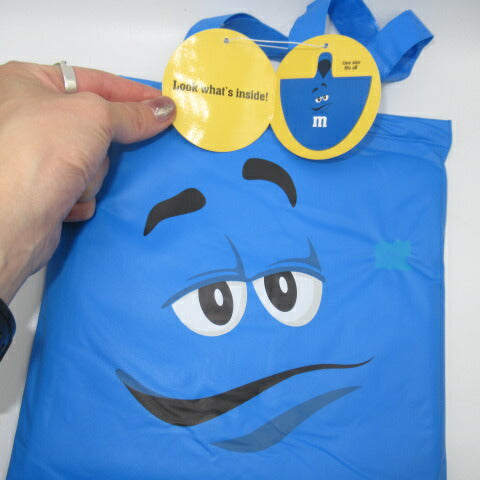 新品★m＆m's★エムアンドエムズ★レインポンチョ★レインコート★ブルー★Blue★青★フィギュア★人形★