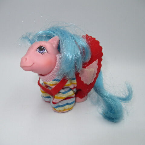 洋服を着たビンテージのマイリトルポニーのBabyです！80's★My Little Pony★マイリトルポニー★人形★フィギュア★ベイビー★女の子★雷★稲妻★イナズマ