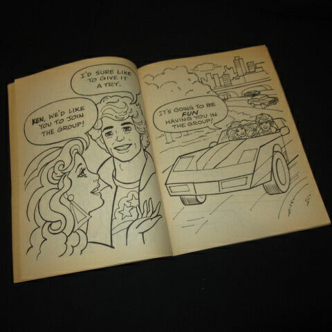 1987年★Barbie★バービー★ROCKERS★ロッカーズ★ぬり絵★カラーリングブック★本★マガジン★アクティビティブック★人形★フィギュア