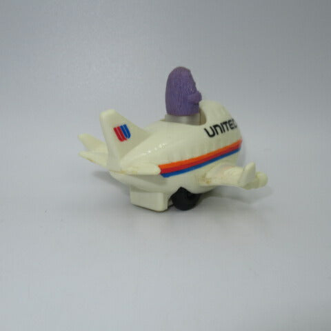 1991★90'S★McDonald's★McDonald's★Pullback Toy★Airplane★PVC★Figure★Doll★Grimas★UNITED AIRLINE★White★White 