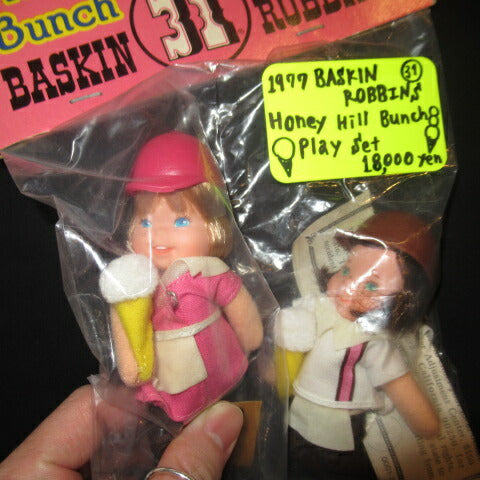 Vintage★70's★1977★Honey Hill Bunch★31★BASKIN ROBBINS★Baskin Robbins★Thirty One Ice Cream★Playset★Shop★Ice Cream Shop★Doll★Doll★Figure★MATTEL★ 
