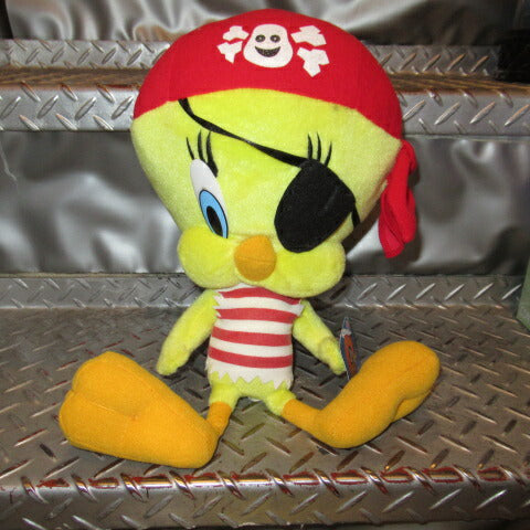 2002★LOONEY TUNES★Looney Tunes★Tweety★Tweety★Pirate★Stuffed animal★Figure★Doll★Werner Bros★35cm 