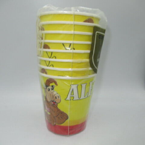 80's★ビンテージ★NHK海外ドラマ★ALF★アルフ★パーティーカップ★パーティーグッズ★紙コップ★ぬいぐるみ★フィギュア★人形★８個セット