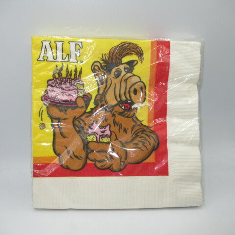 80's★ビンテージ★NHK海外ドラマ★ALF★アルフ★パーティーナプキン★パーティーグッズ★紙ナプキン★ぬいぐるみ★フィギュア★人形★16枚入り
