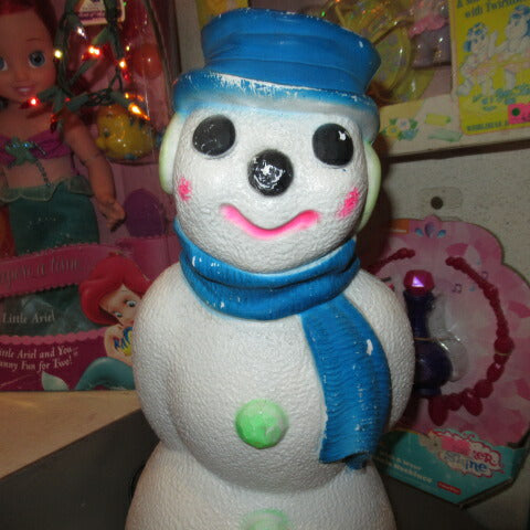 ビンテージ★スノーマンライト★Snow Man★雪だるま★クリスマス★Christmas★デコレーションライト★フィギュア★人形★ぬいぐるみ★VINTAGE★サンタ