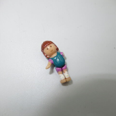 90's★ビンテージ★Polly Pocket★ポーリーポケット★コンパクト★人形★フィギュア★ままごと★ドールハウス★濃いピンク★四角★ジャングル★難あり