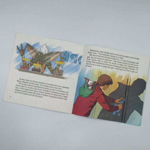 レコード付きの絵本です！ビンテージ★80's★１９８４年★グレムリン★STORY４★GREMLINS★ギズモ★フィギュア★人形★１６ページ