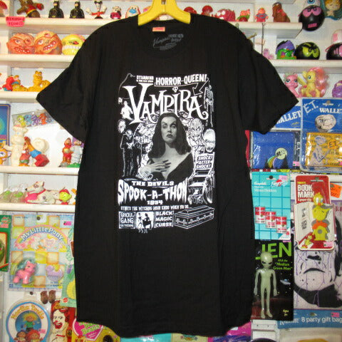 エルヴァイラ★Elvira, Mistress of the Dark★Tシャツ★ヴァンパイラ★ヴァンパイア★ぬいぐるみ★人形★フィギュア★MONSTER★HORROR★Lサイズ