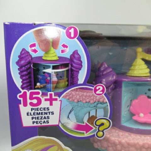 2020年★Polly Pocket★ポーリーポケット★お家★人形★フィギュア★ままごと★ドールハウス★RAINBOW FUNLAND★レインボーファンランド★海★お城★２０×２０センチ