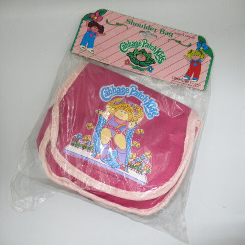 DEADSTOCK★80's★1983★Cabbage Patch Kids★Cabbage doll★Shoulder bag★Girl★Doll★Figure★Baby★Dark pink★Deadstock 