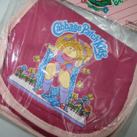 DEADSTOCK★80's★1983★Cabbage Patch Kids★Cabbage doll★Shoulder bag★Girl★Doll★Figure★Baby★Dark pink★Deadstock 