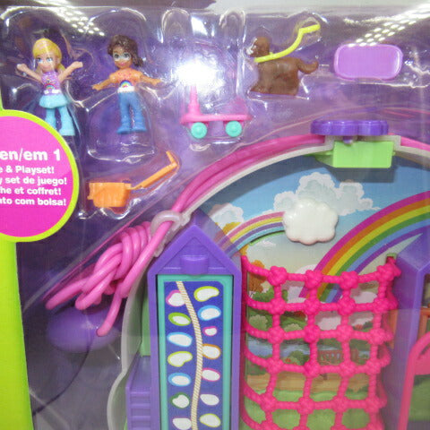 2019年★Polly Pocket★ポーリーポケット★コンパクト★人形★フィギュア★ままごと★ドールハウス★３D★虹★レインボー★Rainbow★バッグ★ショルダー