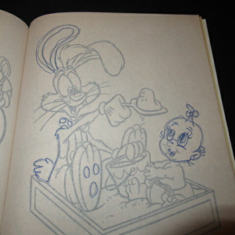1988年★80's★Disney★ディズニー★ROGER RABBIT★ロジャーラビット★ぬり絵★カラーリングブック★絵本★ぬいぐるみ★フィギュア★ビンテージ★人形★２２ページ