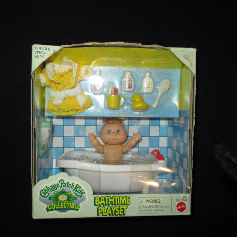90's ★ 1996 ★ CabbagePatchKids ★ Cabbage Doll ★ BATHTIME PLAYSET ★ Playset ★ Vintage ★ Vintage ★ Figure ★ PVC ★ Doll ★ Bath 