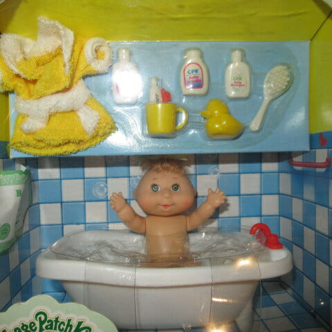 90's ★ 1996 ★ CabbagePatchKids ★ Cabbage Doll ★ BATHTIME PLAYSET ★ Playset ★ Vintage ★ Vintage ★ Figure ★ PVC ★ Doll ★ Bath 
